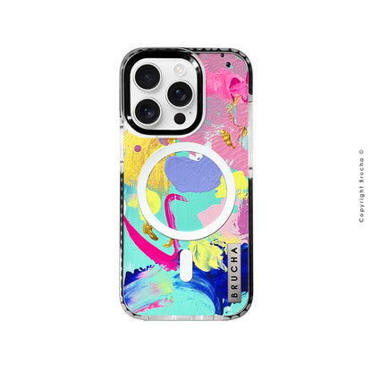 Funda Magsafe ultra protectora pintada a mano para iPhone 16 Pro - Beth