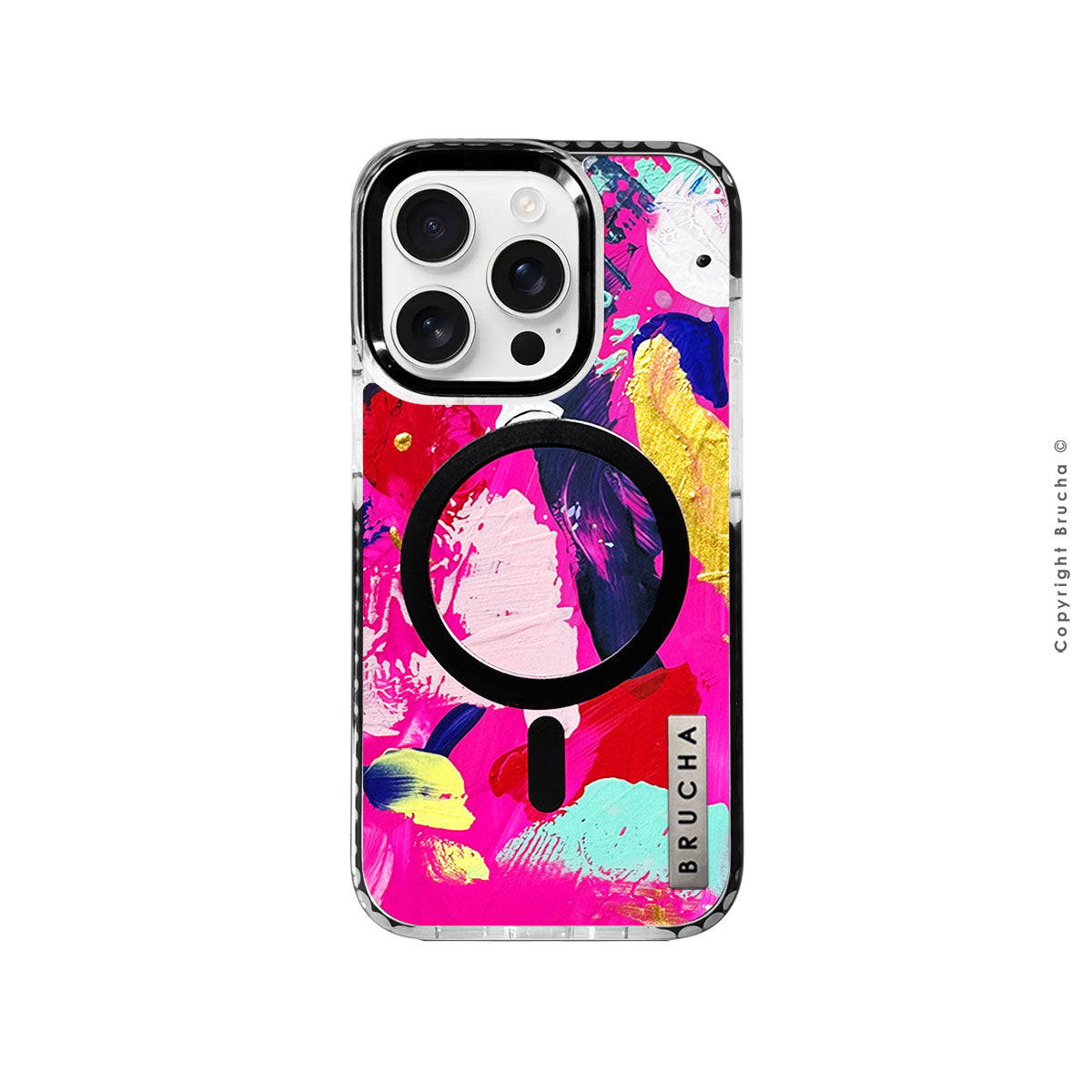 Funda Magsafe ultra protectora pintada a mano para iPhone 16 Pro - Aritz