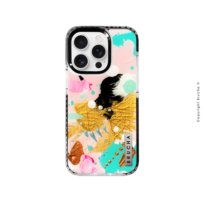 Funda ultra protectora pintada a mano para iPhone 16 Pro - Pantera