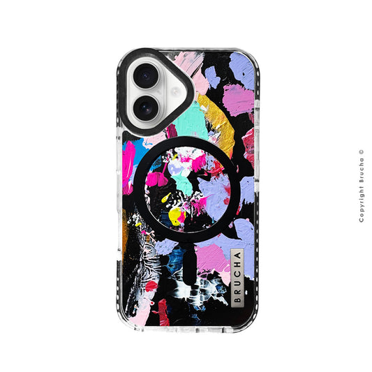 Funda Magsafe ultra protectora pintada a mano para iPhone 16 - Lizbeth