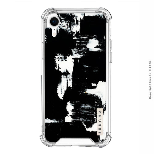 Funda ultra protectora pintada a mano para iPhone XR - Black