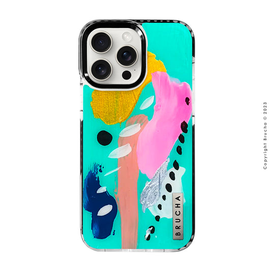 Funda ultra protectora pintada a mano para iPhone 16 Pro Max - Celina