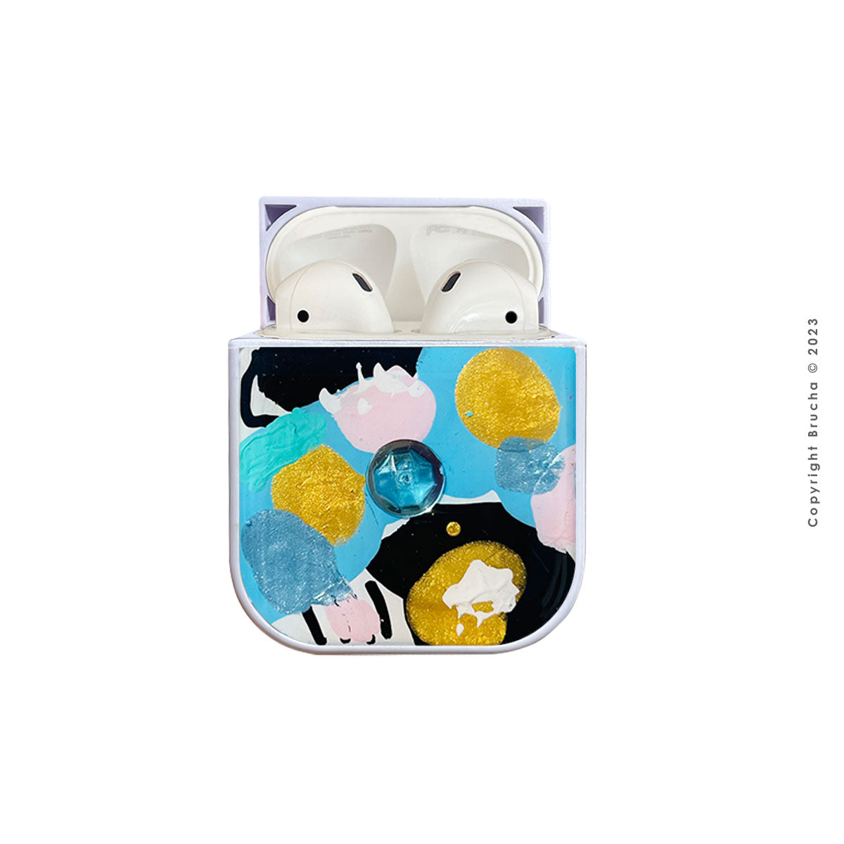 Funda ultra protectora para AirPods 1 y 2 - Moon BRILLANTES EDICIÓN LIMITADA💎