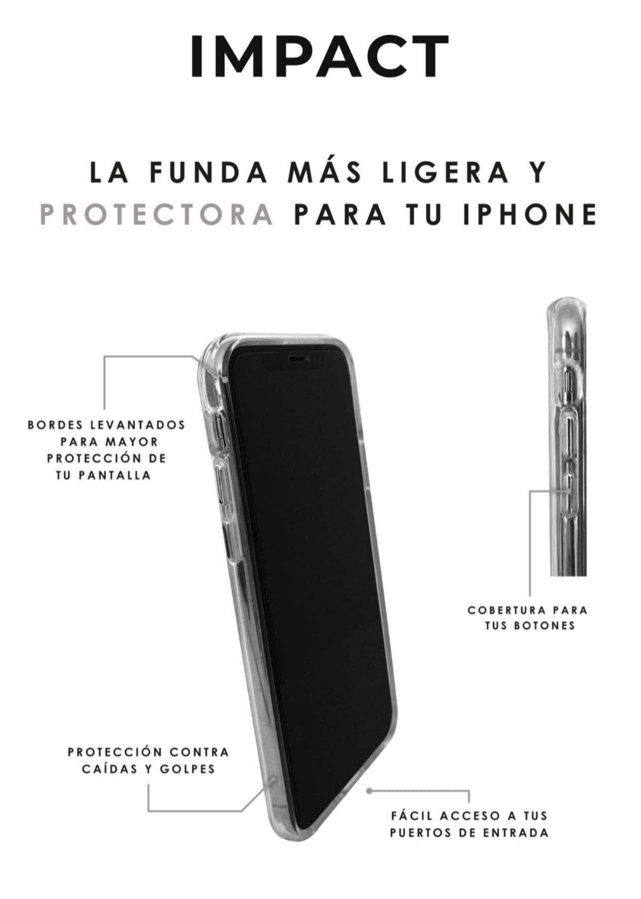 Funda Bumper pintada a mano para iPhone 12/12 Pro - California