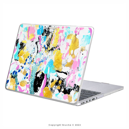 Funda ultra protectora para MacBook pintada a mano pieza única - Gala