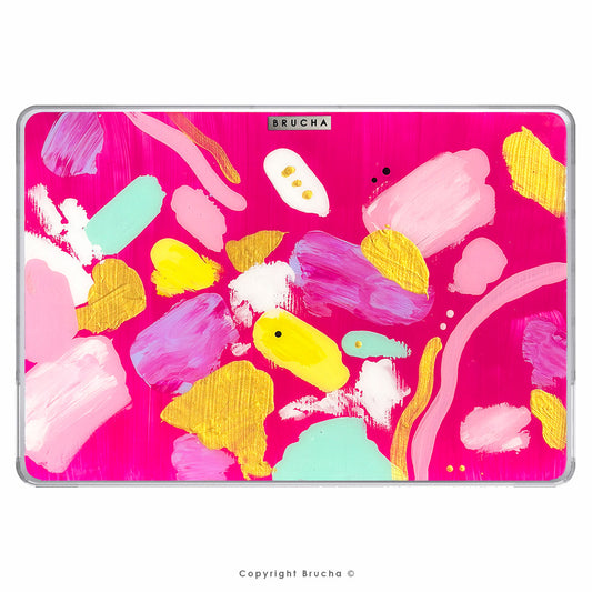 Funda ultra protectora para MacBook pintada a mano pieza única - Alice