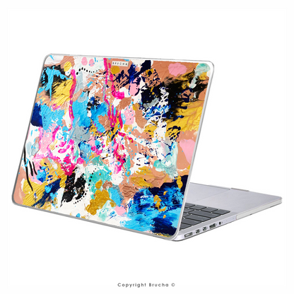 Funda ultra protectora para MacBook pintada a mano pieza única - Nova