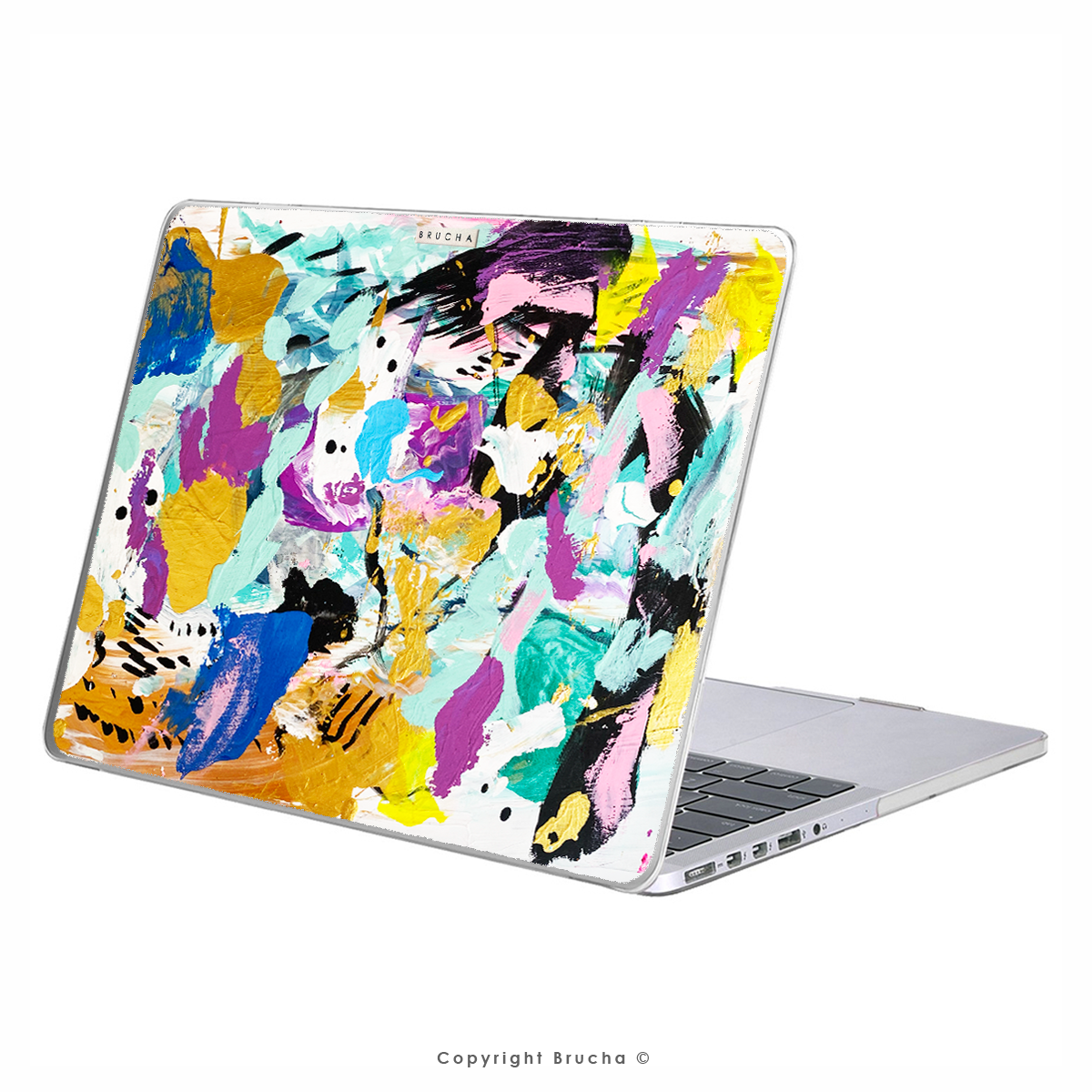 Funda ultra protectora para MacBook pintada a mano pieza única - Mabel