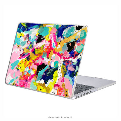 Funda ultra protectora para MacBook pintada a mano pieza única - Vane