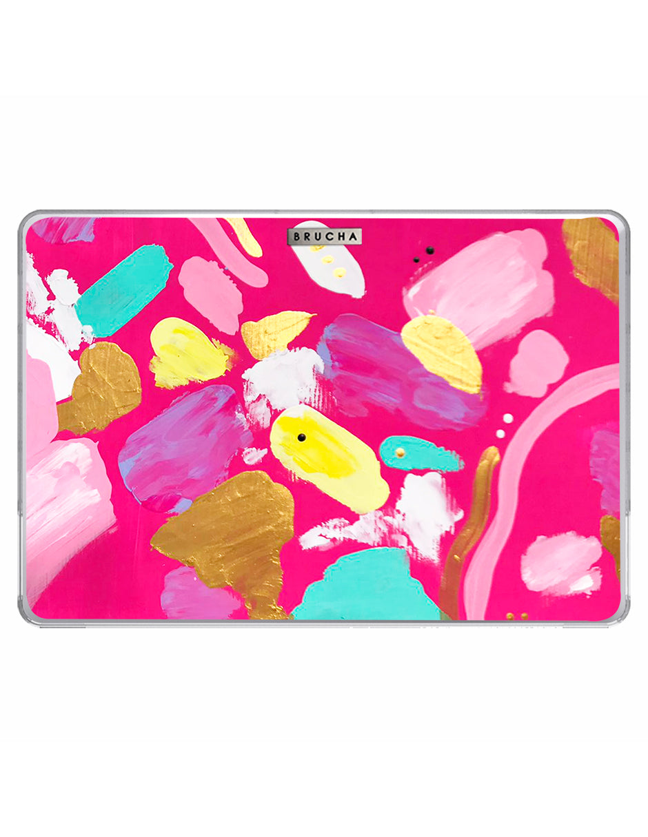 Funda ultra protectora para MacBook pintada a mano pieza única - Alice