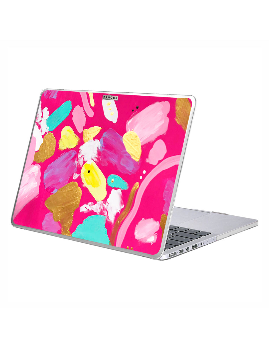 Funda ultra protectora para MacBook pintada a mano pieza única - Alice