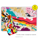 Funda ultra protectora para MacBook pintada a mano pieza única - Petra