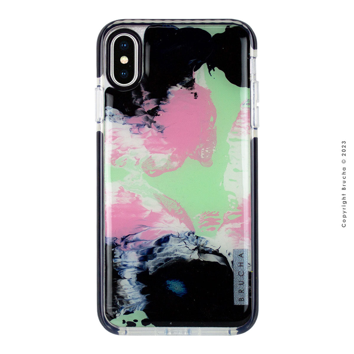 Funda ultra protectora pintada a mano para iPhone Xs Max - Menta