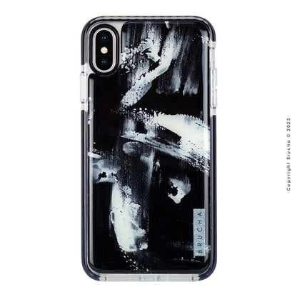 Funda ultra protectora pintada a mano para iPhone Xs Max - Black