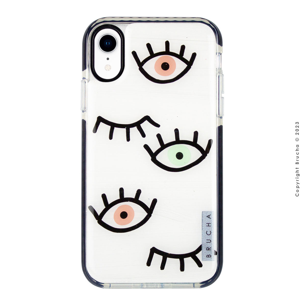 Funda ultra protectora pintada a mano para Iphone XR - EYES