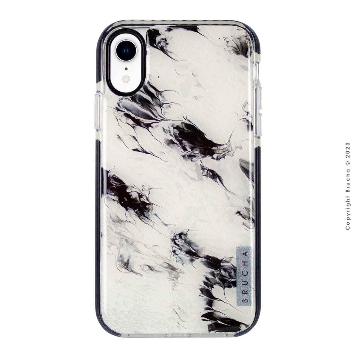 Funda ultra protectora pintada a mano para iPhone XR - Marble