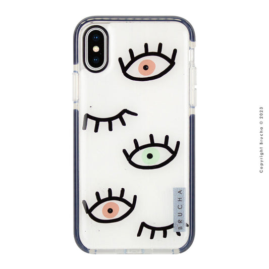 Funda ultra protectora pintada a mano para Iphone X/XS - EYES