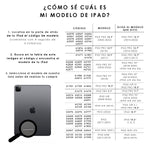 Funda ultra protectora para iPad pintada a mano pieza única - Blanca