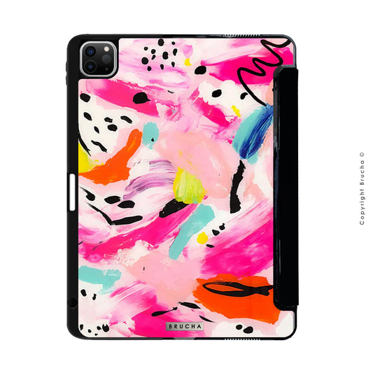 Funda ultra protectora para iPad pintada a mano pieza única - Siena