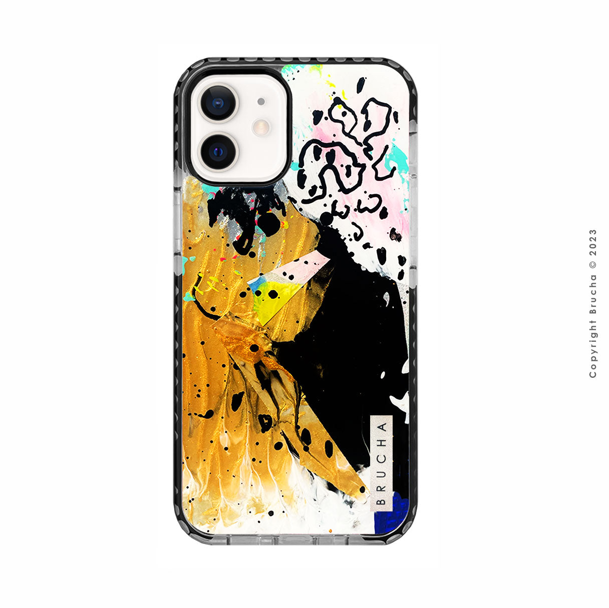 Funda ultra protectora pintada a mano para iPhone 12/12 Pro - Niel