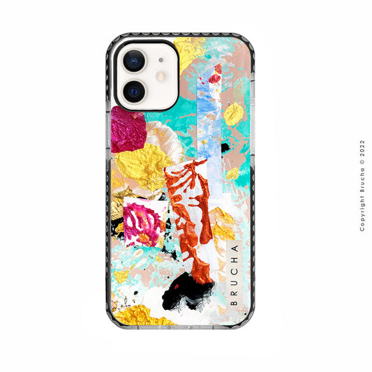 Funda ultra protectora pintada a mano para iPhone 12 mini – Caroline