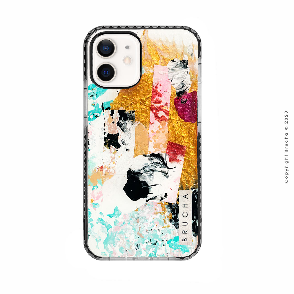 Funda ultra protectora pintada a mano para iPhone 12 mini – Hougang