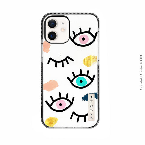 Funda ultra protectora pintada a mano para iPhone 12 mini – EYES Edicion Limitada