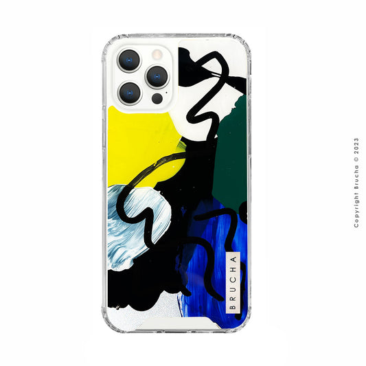 Funda Bumper pintada a mano para iPhone 12/12 Pro - Lutea