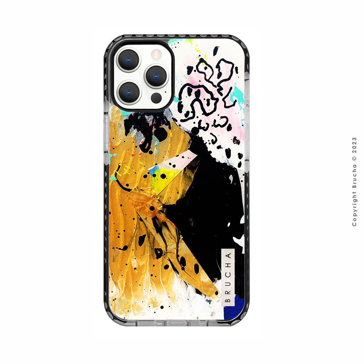 Funda ultra protectora pintada a mano para iPhone 12/12 Pro - Niel