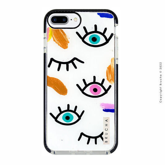 Funda ultra protectora pintada a mano para Iphone 6/7/8 Plus –EYES