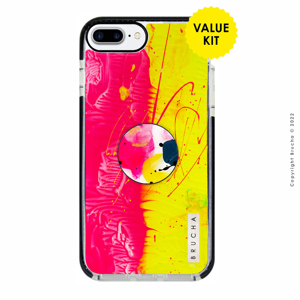 Funda ultra protectora pintada a mano para Iphone 6/7/8 Plus Value Kit – Málaga