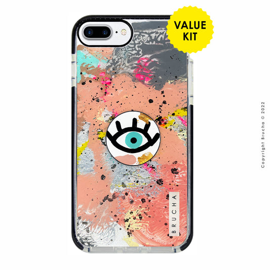 Funda ultra protectora pintada a mano para Iphone 6/7/8 Plus Value Kit – Alican