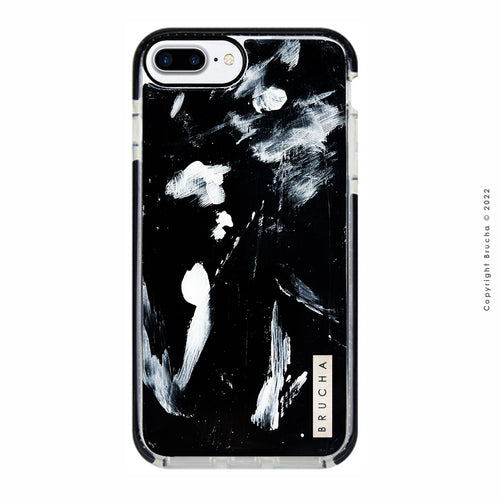 Funda ultra protectora pintada a mano para iPhone 6/7/8 Plus - Black