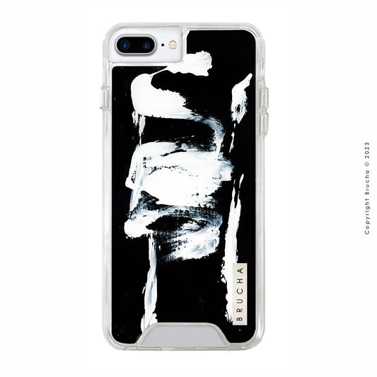 Funda ultra protectora pintada a mano para iPhone 6/7/8 Plus – Black