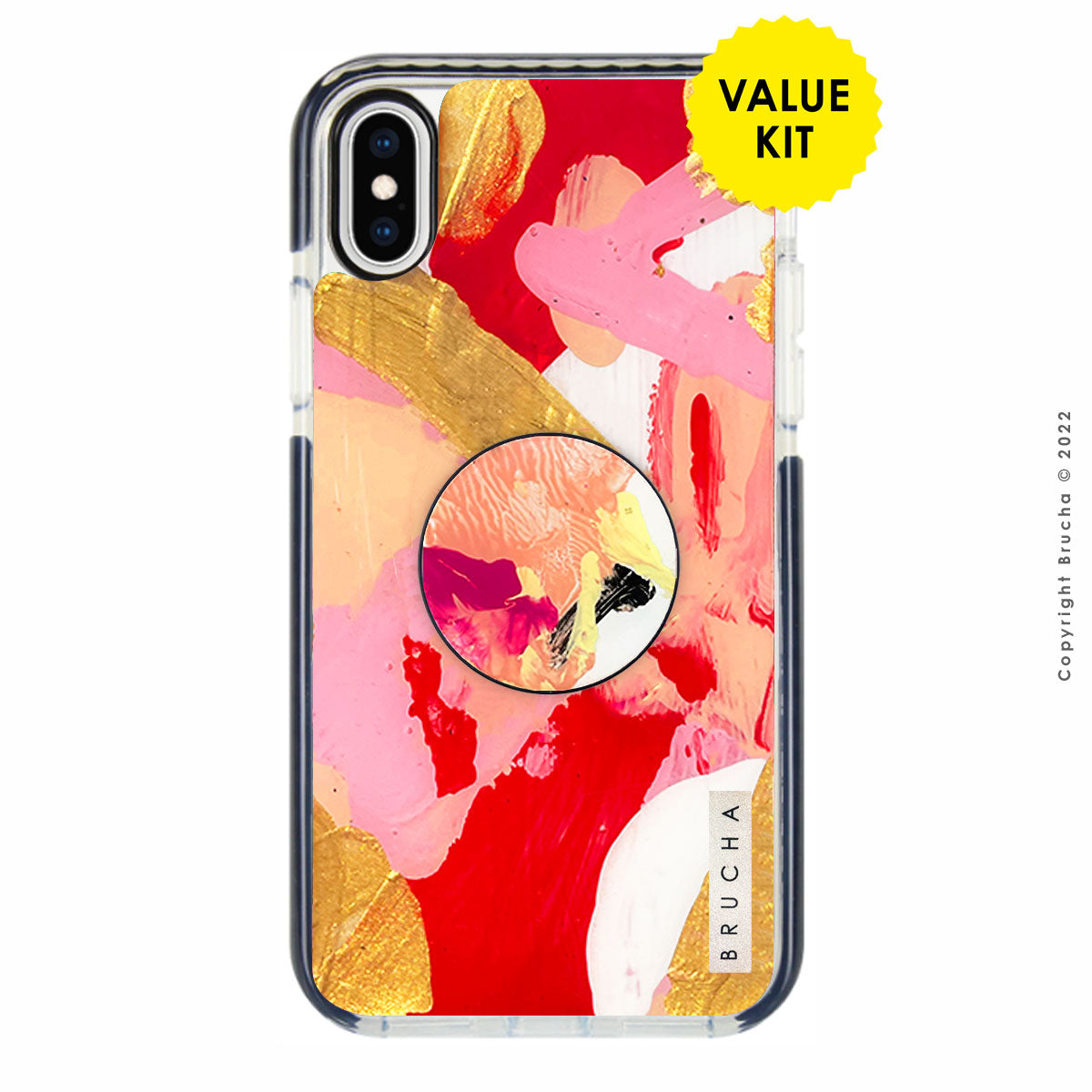 Funda ultra protectora pintada a mano para iPhone X/XS Value Kit – Mulán