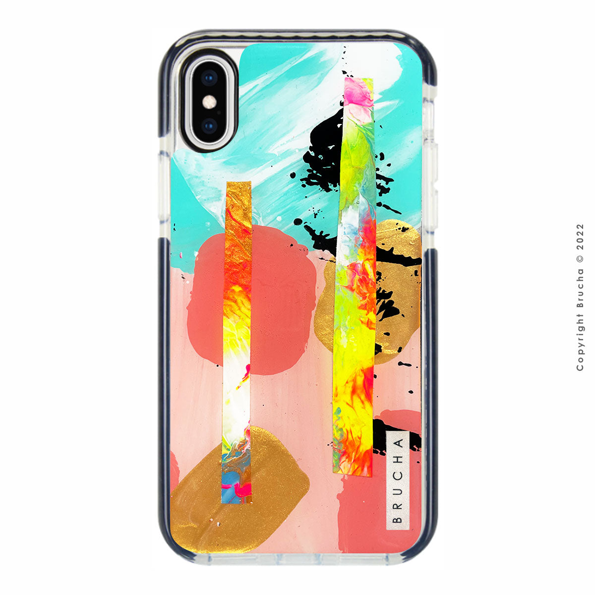 Funda ultra protectora pintada a mano para iPhone X Max - Jamaica