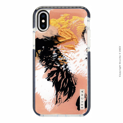 Funda ultra protectora pintada a mano para iPhone X Max - Gus