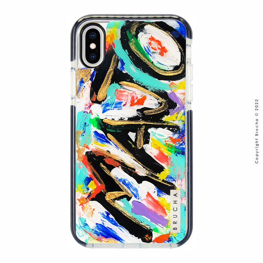 Funda ultra protectora pintada a mano para iPhone X Max - Majo