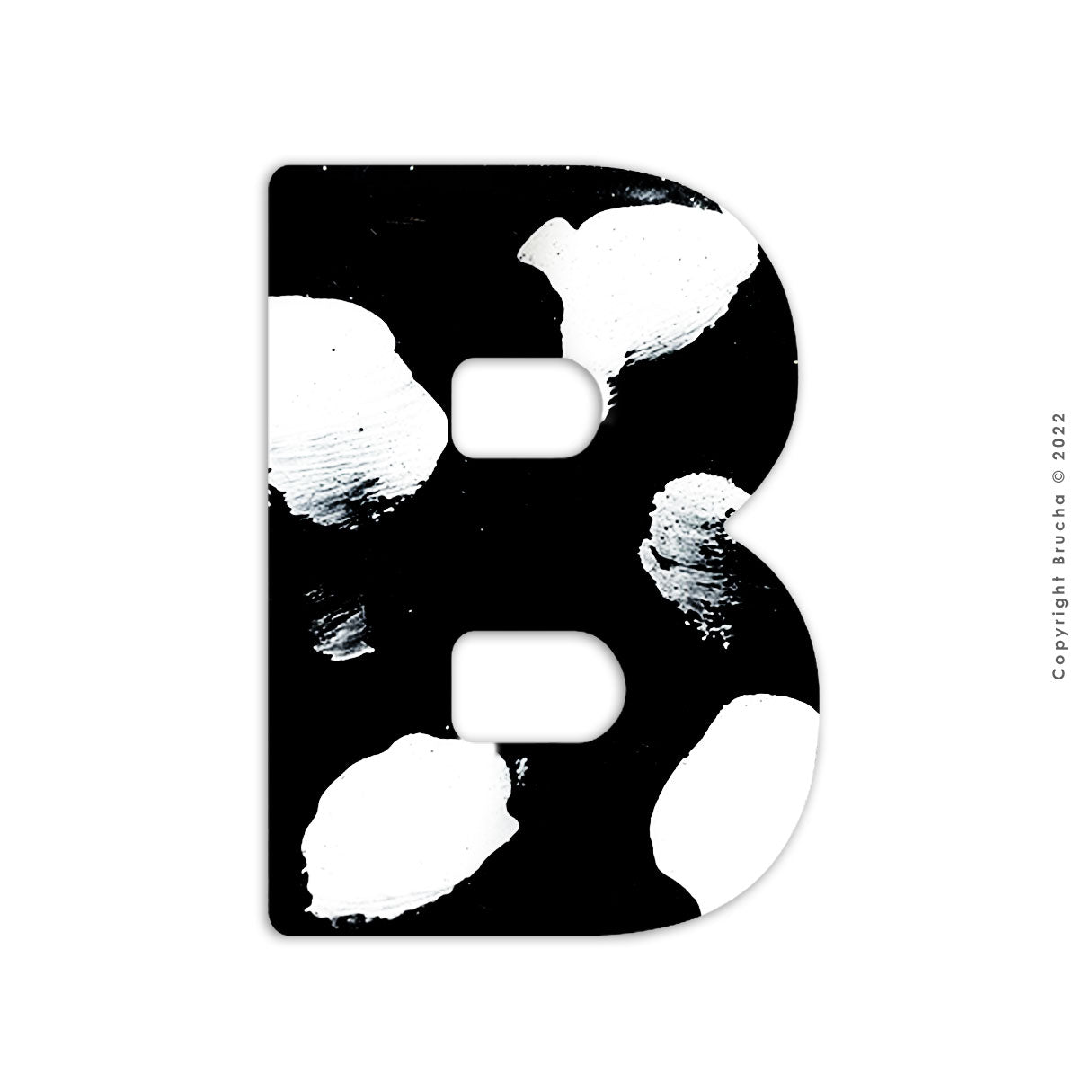 B  -B&W colección sticker