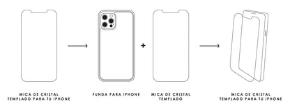 Mica de vidrio templado para iPhone